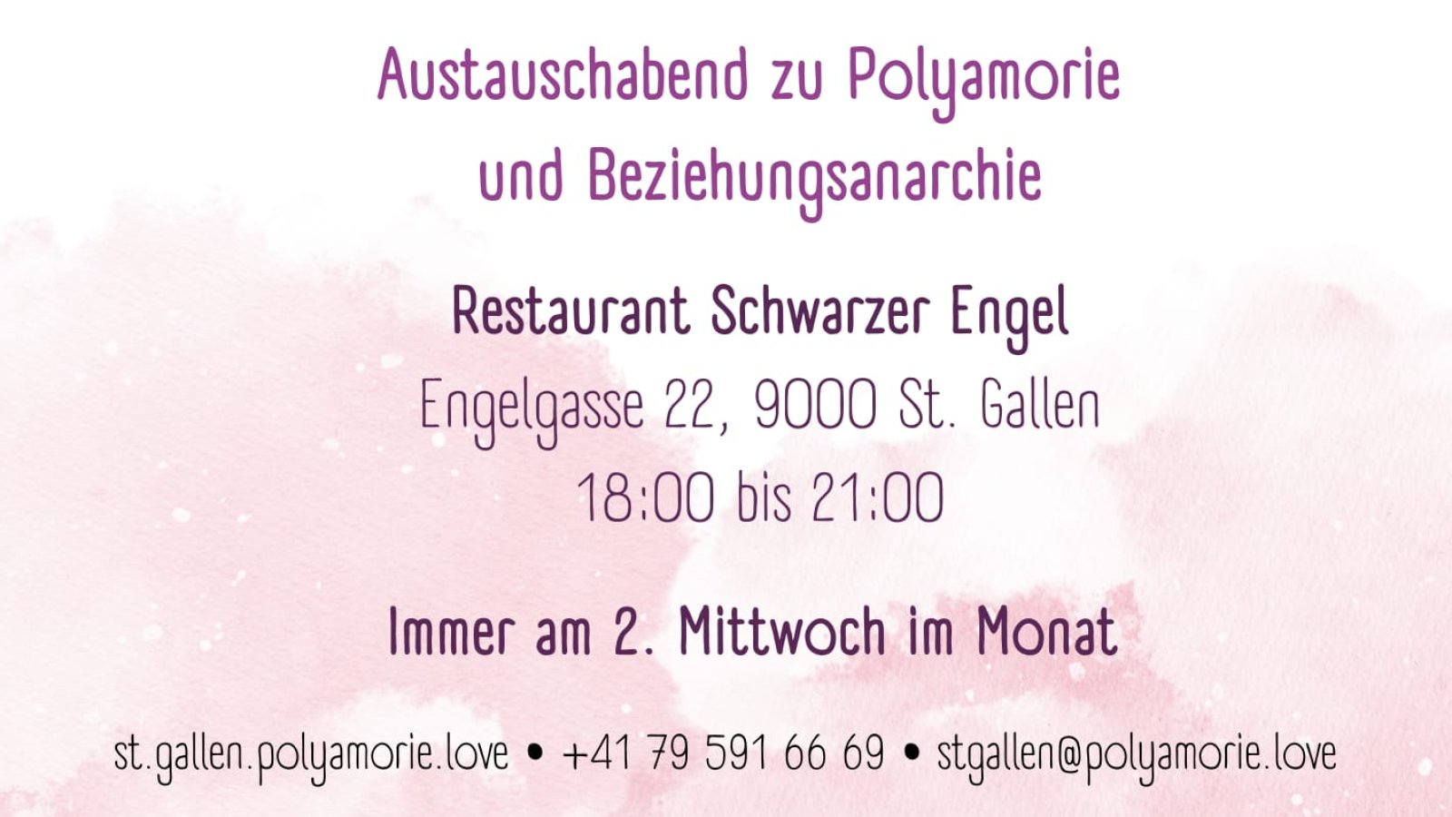 Austauschabend zu Polyamorie und Beziehungsanarchie