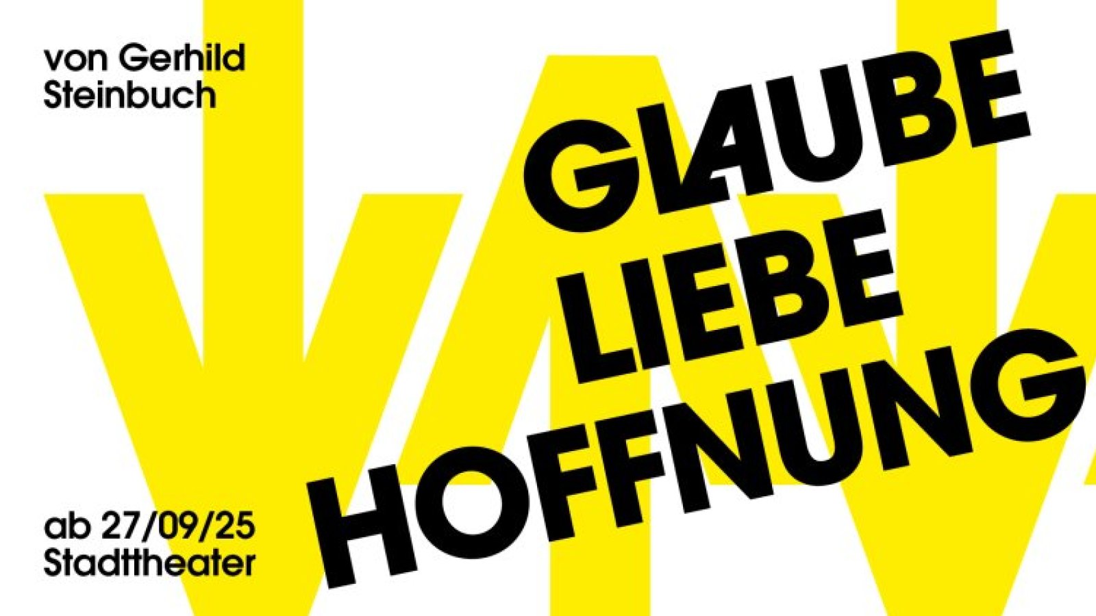 Glaube Liebe Hoffnung oder Leistung muss sich leider lohnen