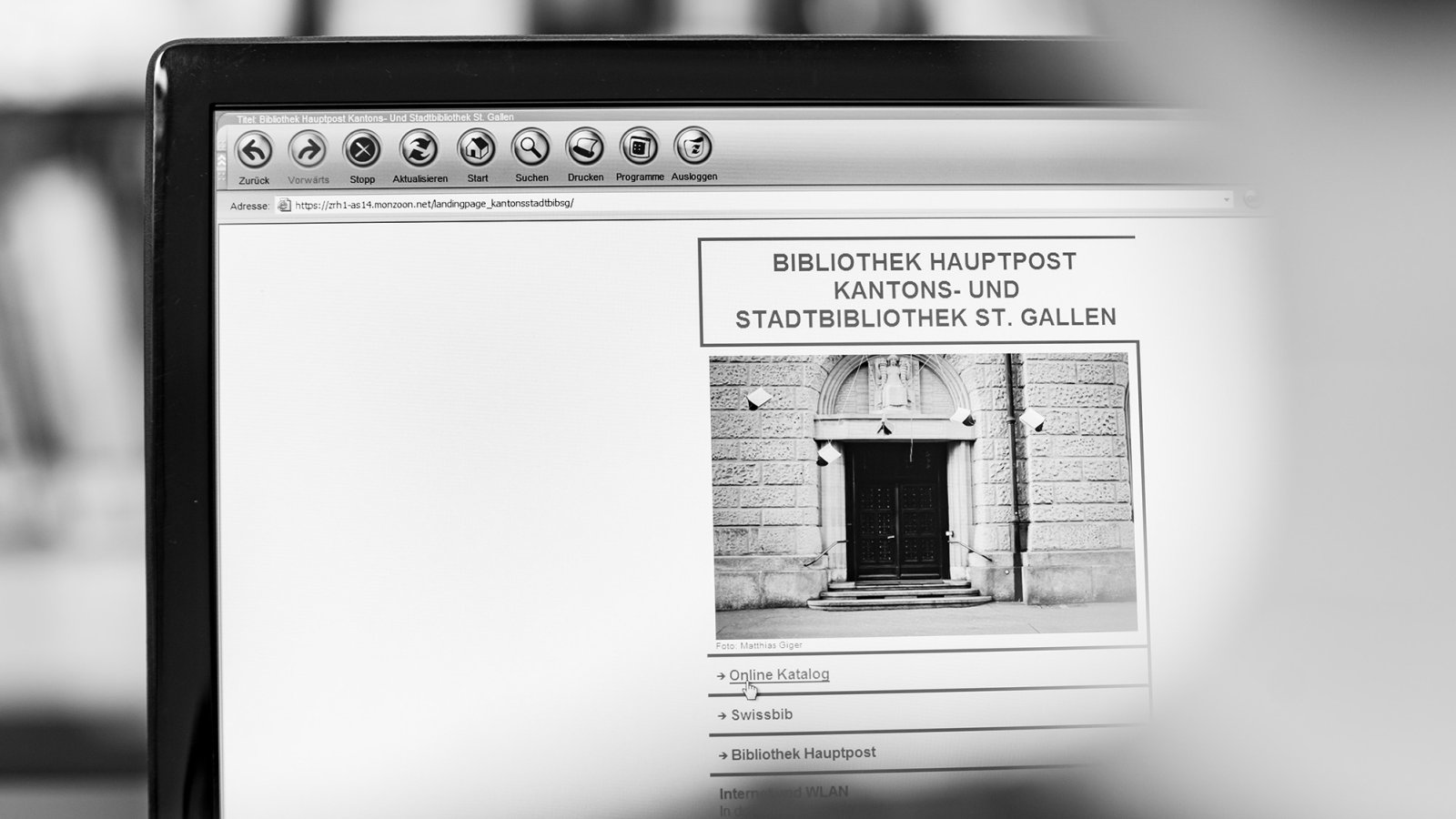 Wie suche ich im Katalog?