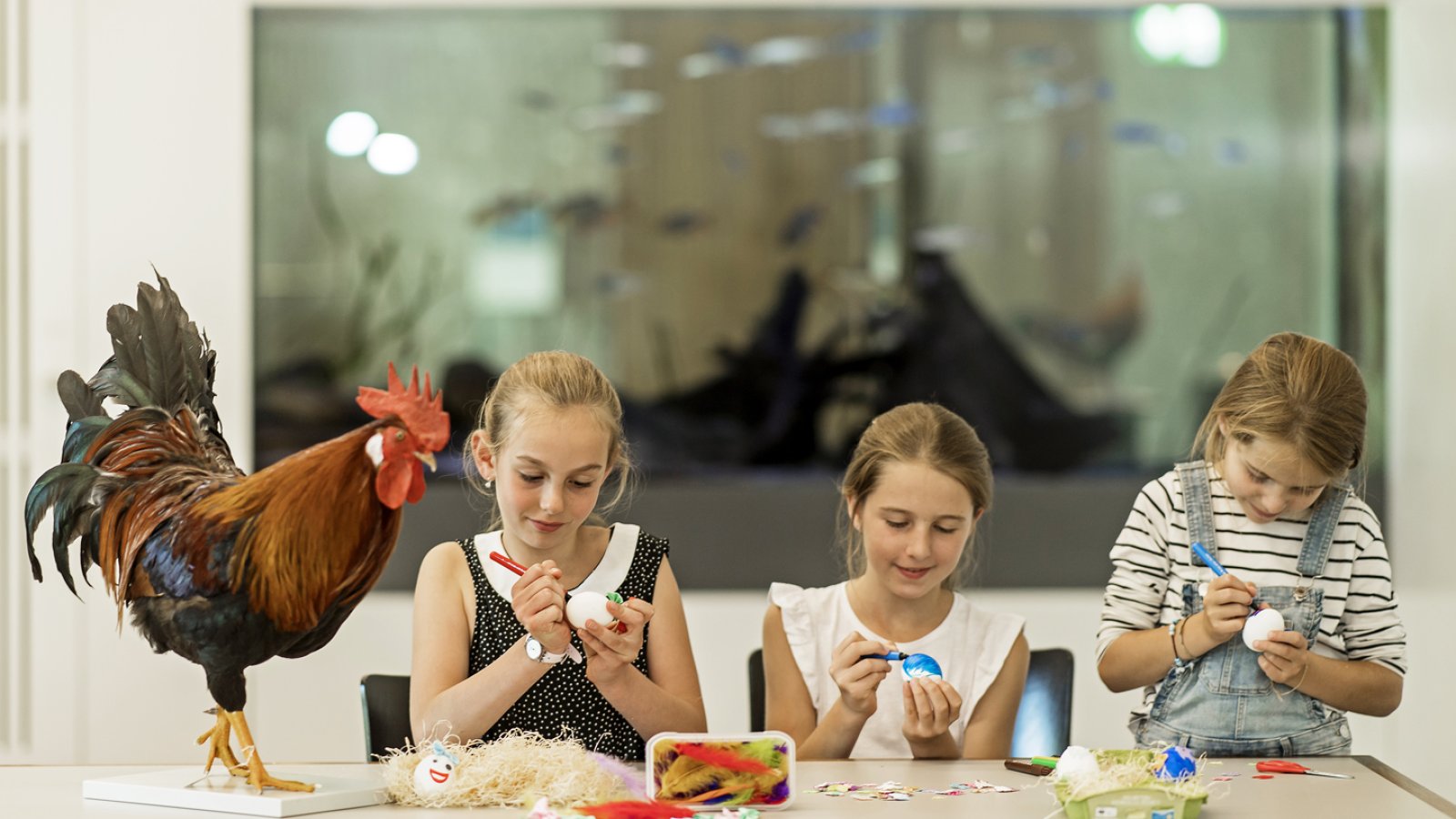 Walk-in Basteln - Male kunterbunte Ostereier