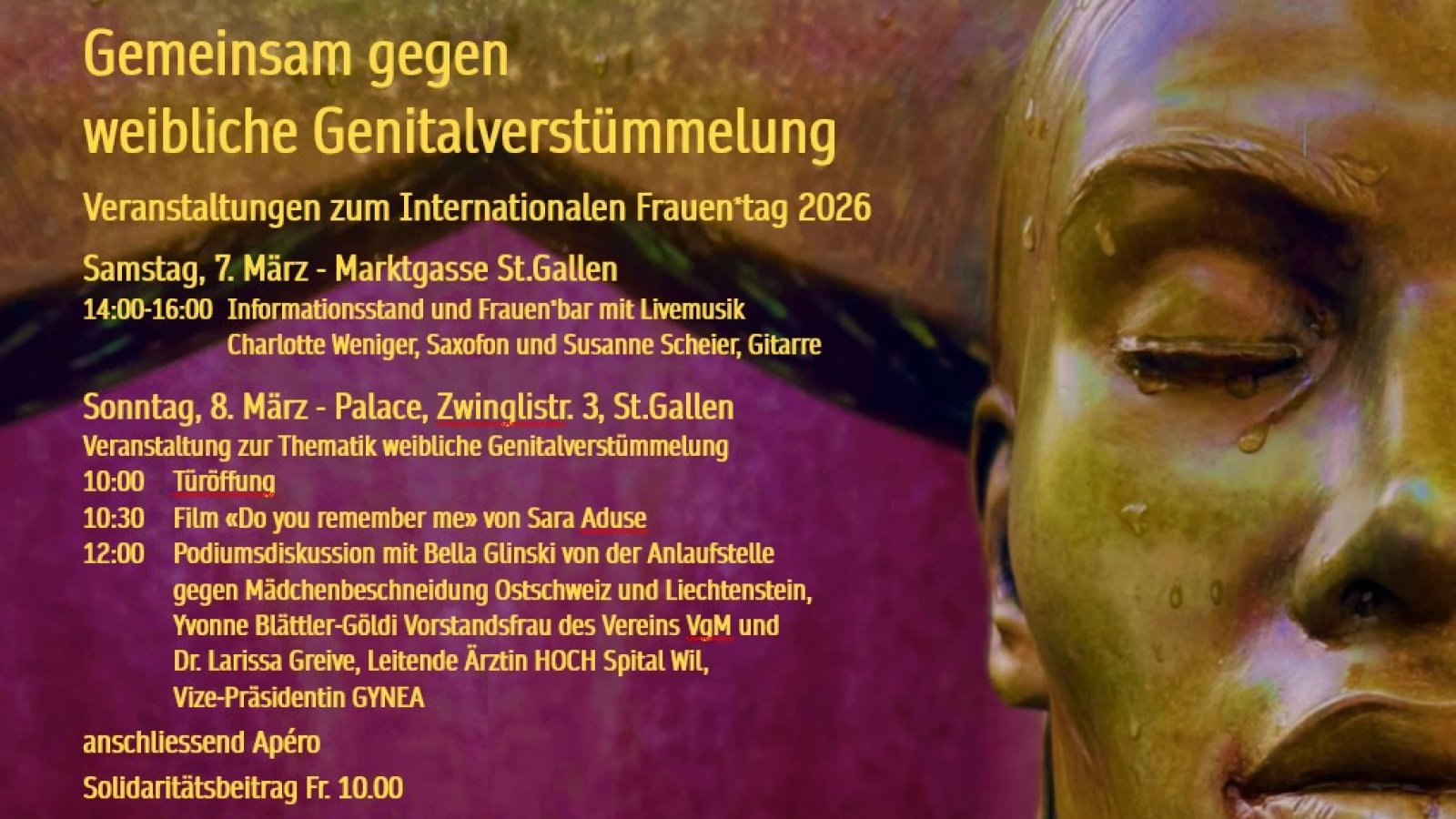 Weibliche Genitalverstümmelung - Internationaler Frauentag