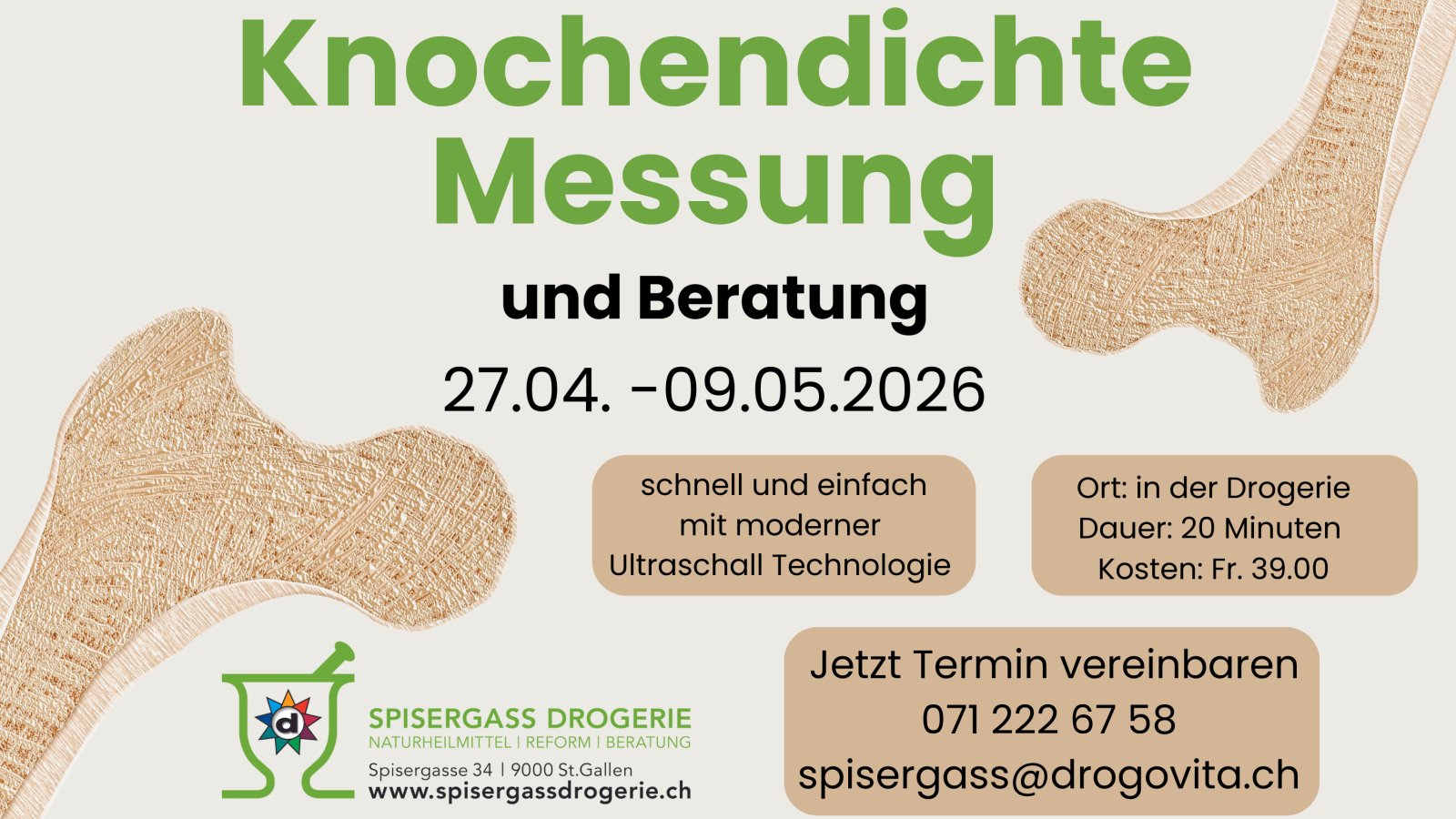 Knochendichte Messung