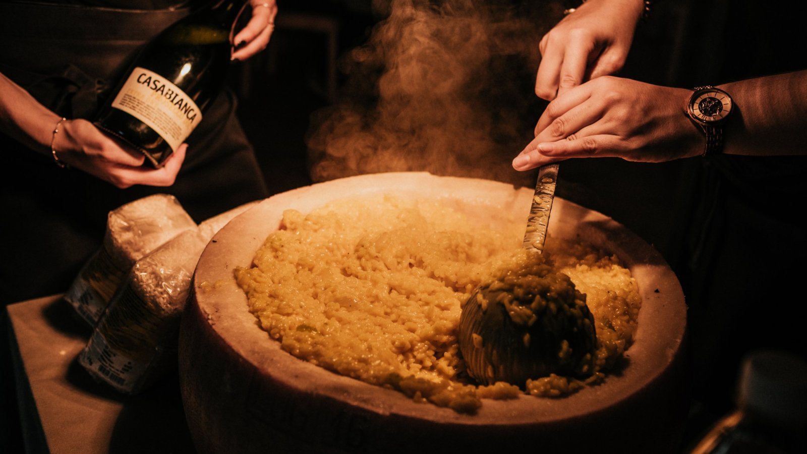 Legendäres Risotto aus dem Parmesan