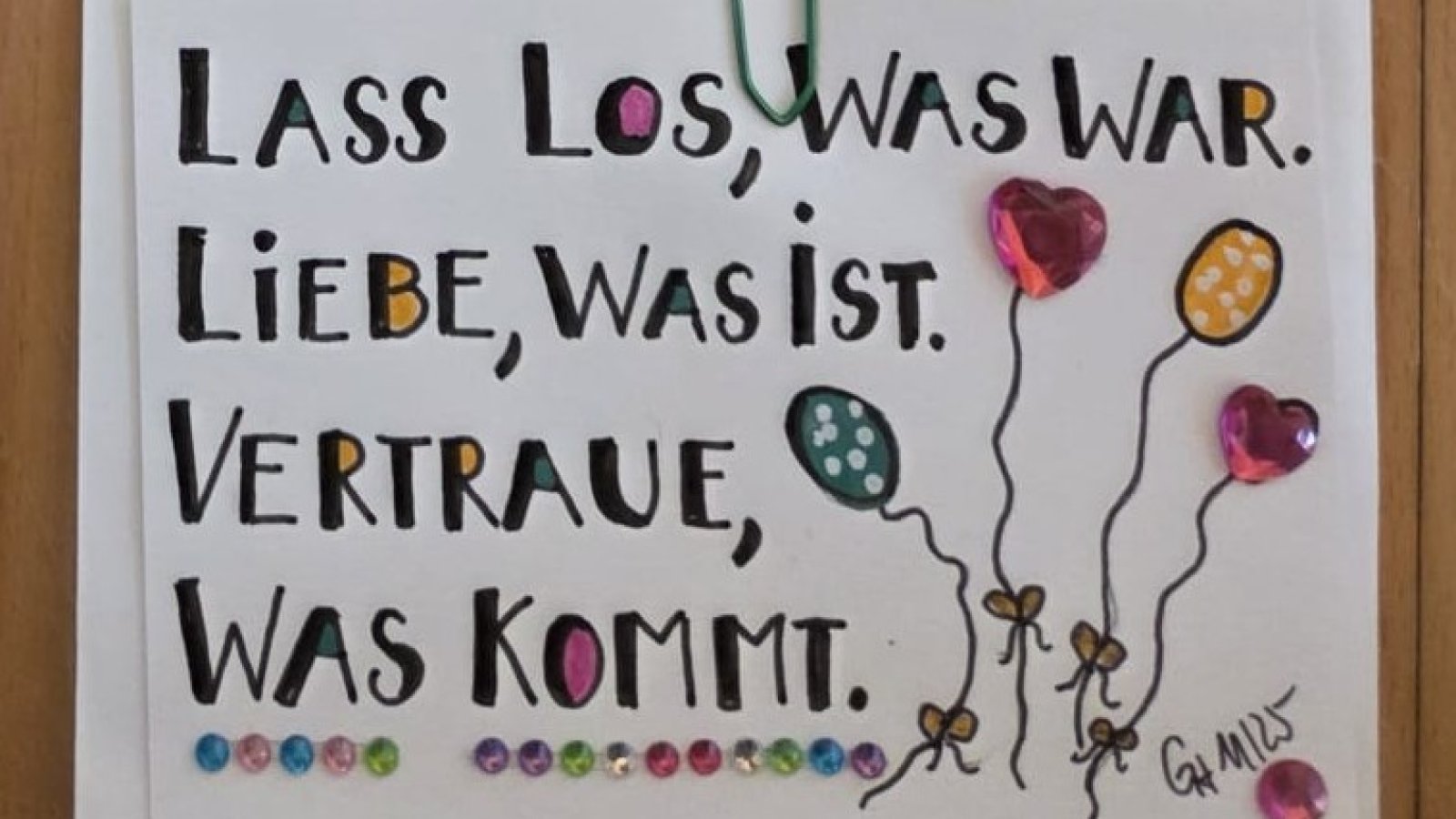 Workshop „Gestaltung von Motivationskärtli“ mit Atelier Mal-Lust