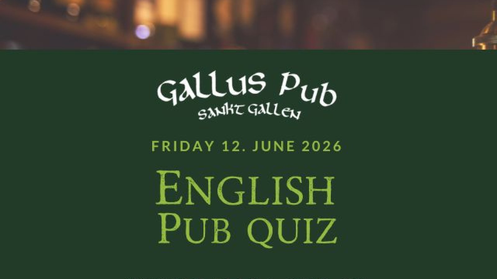 English Pub Quiz