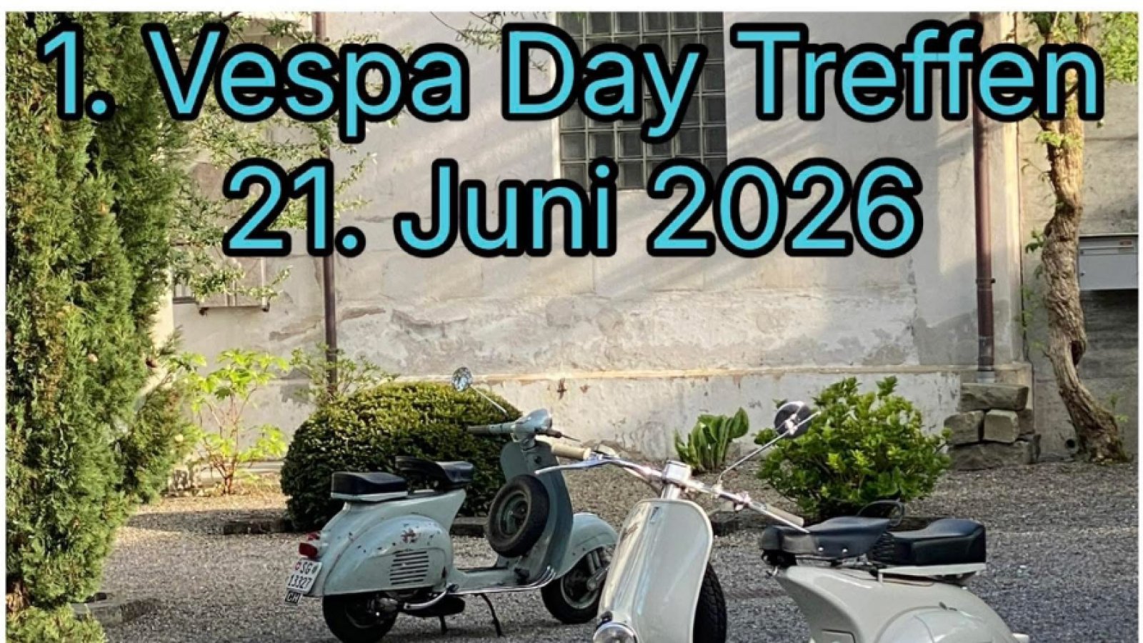 1. Vespa Day Treffen in Gossau SG