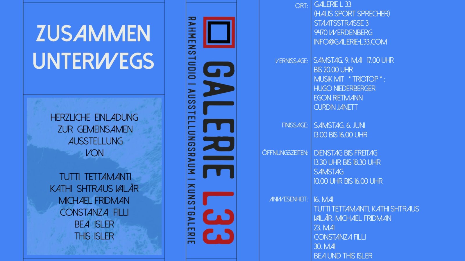 zusammen unterwegs