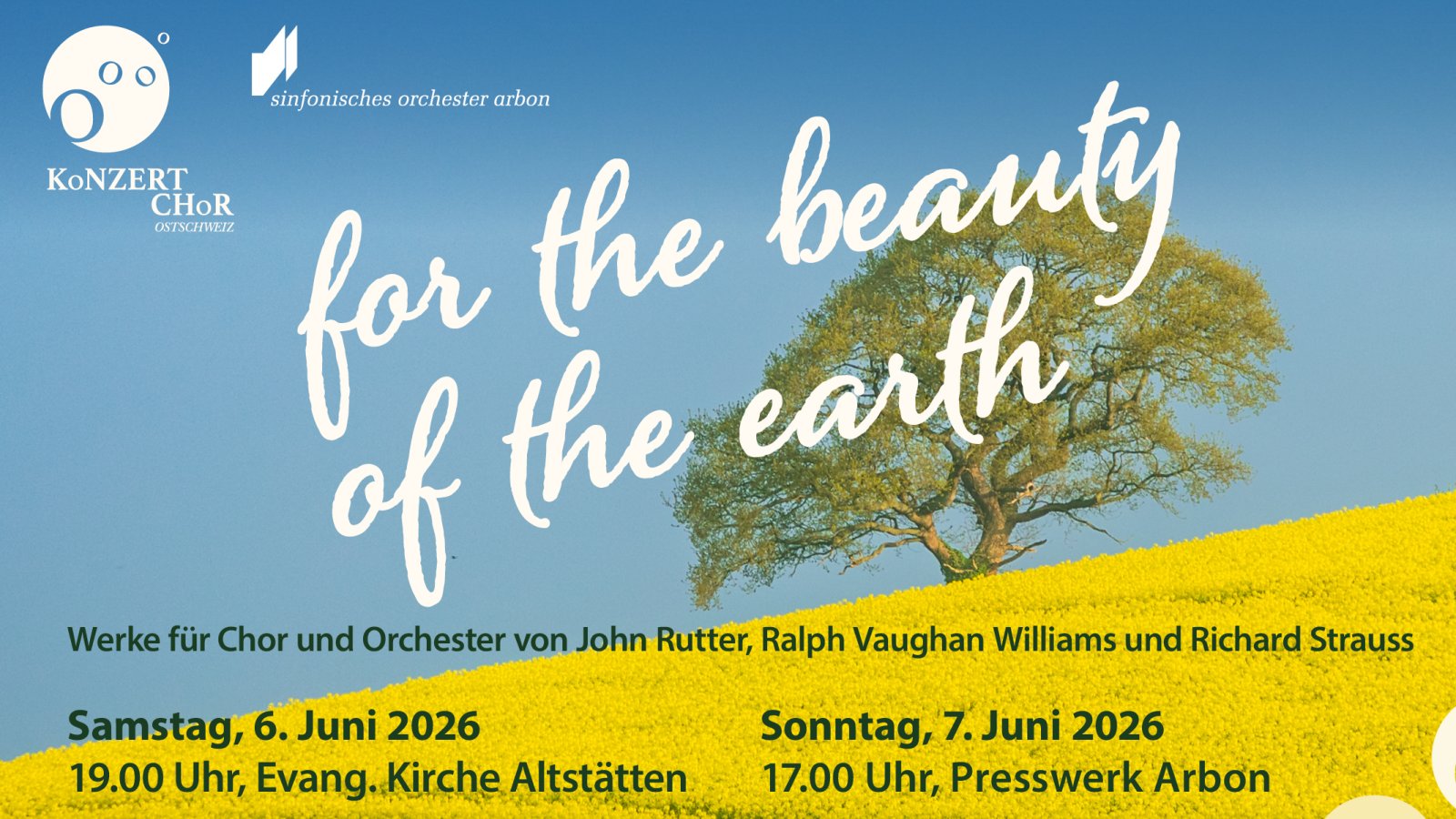 The Beauty of Earth - Konzerte