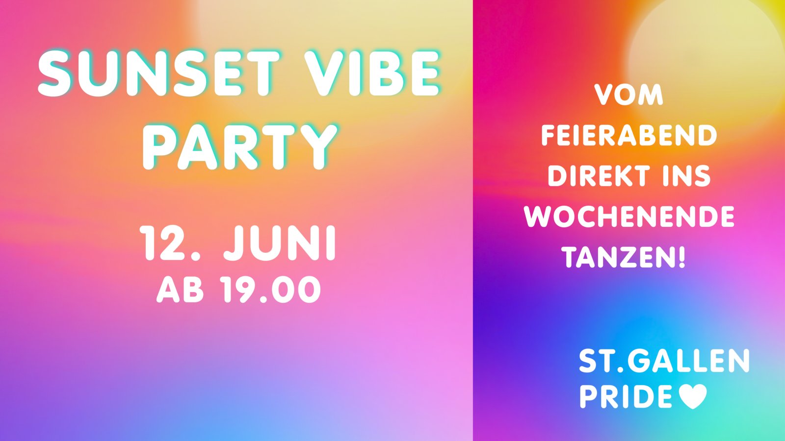 St. Gallen Pride Sunset Vibe Party