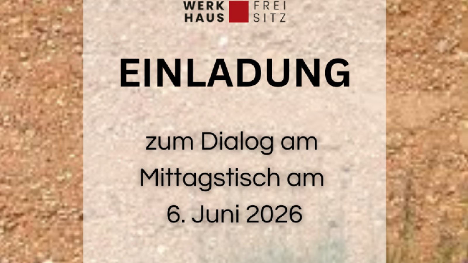 Dialog am Mittagstisch