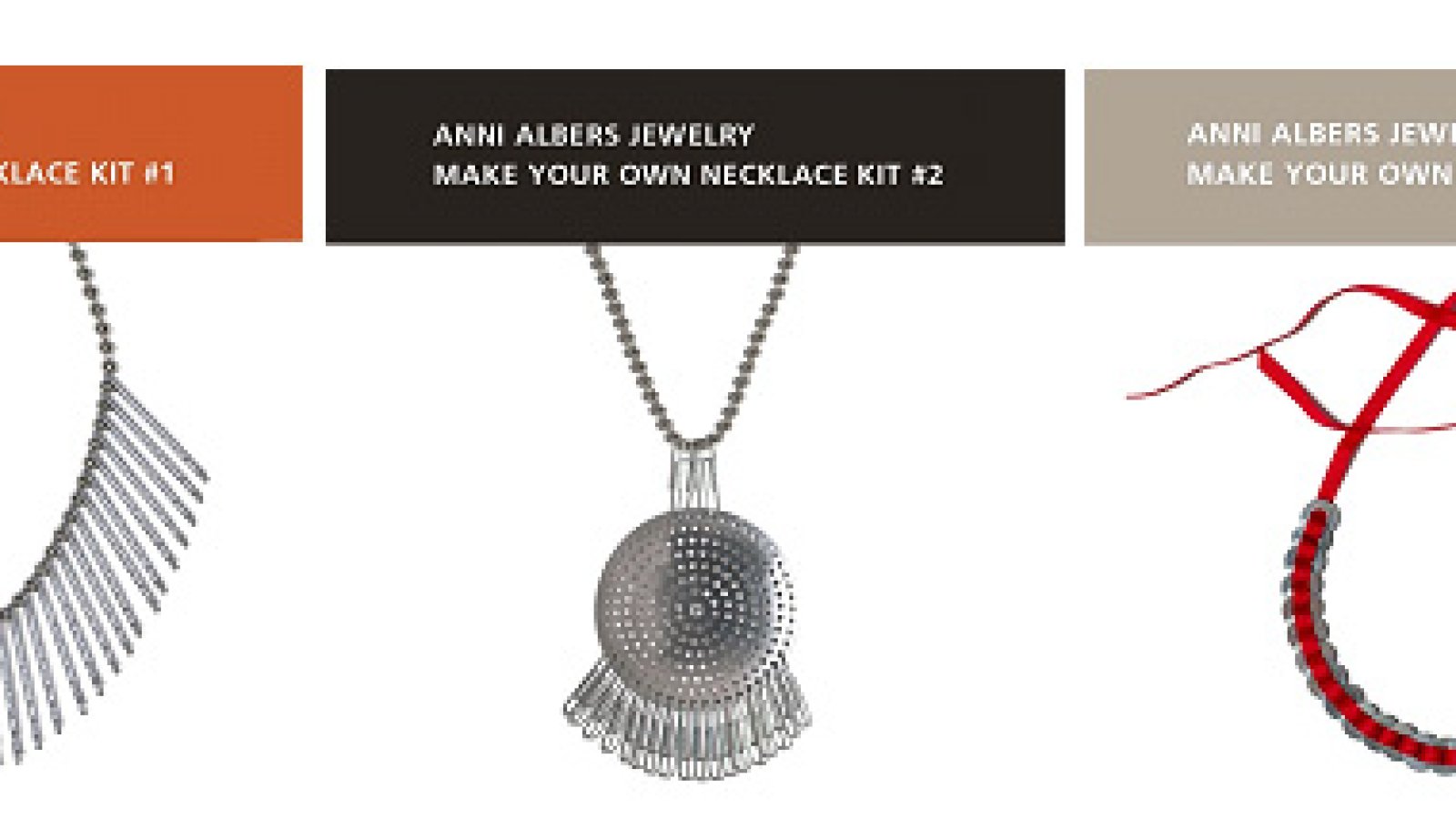Anni Albers-Workshop. Make Your Own Necklace.