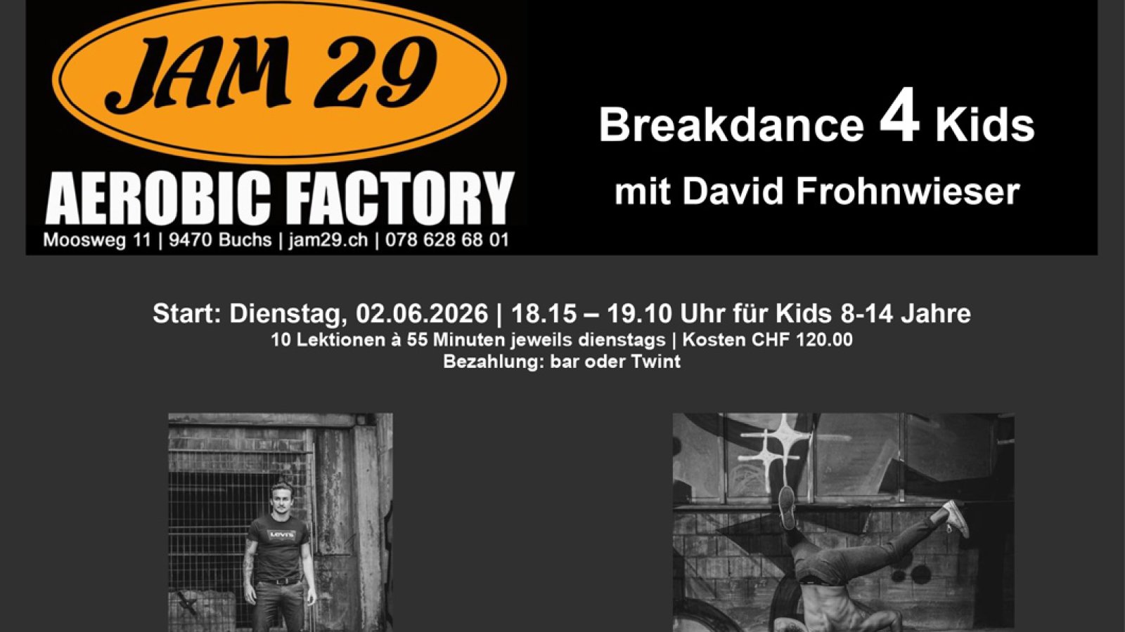 Breakdance für coole Jungs und Mädchen