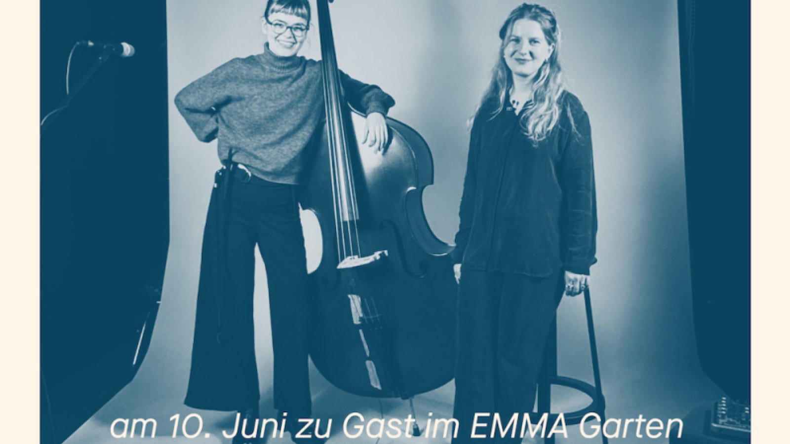 Bass & Bieder zu Gast im EMMA Garten