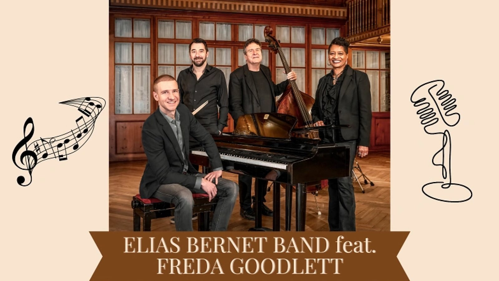 Elias Bernet im Trio