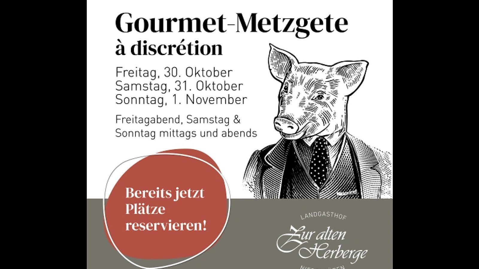 Gourmetmetzgete à discrétion