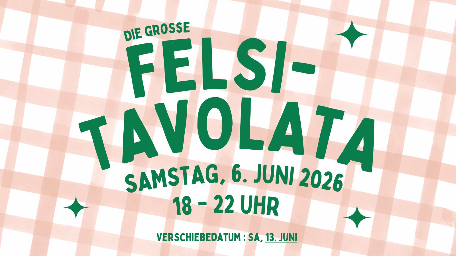 Tavolata in der Felsenstrasse