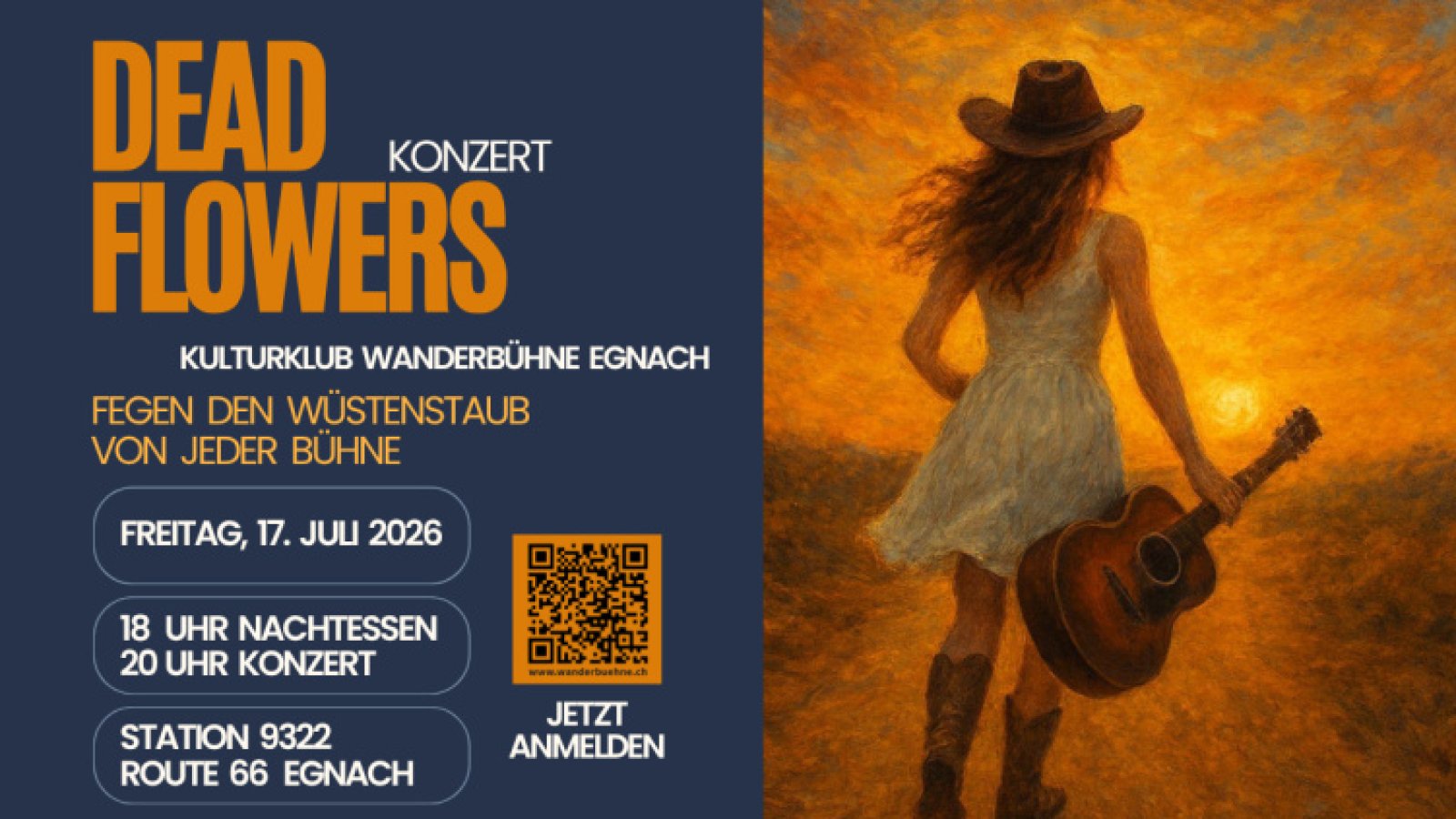 Kulturklub Wanderbühne Egnach: Konzert mit den Dead Flowers