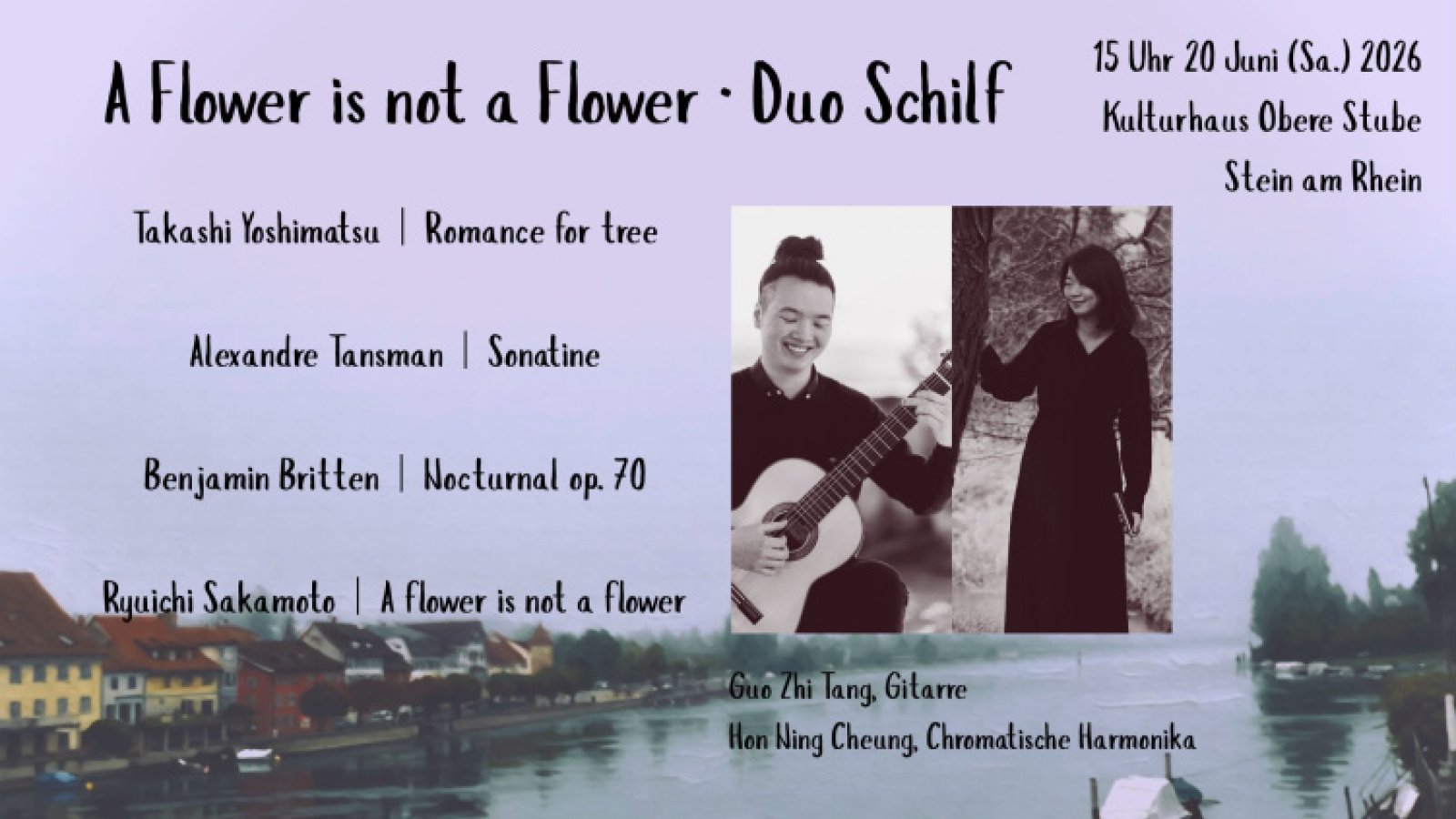 Konzert:  A Flower is not a Flower · Duo Schilf