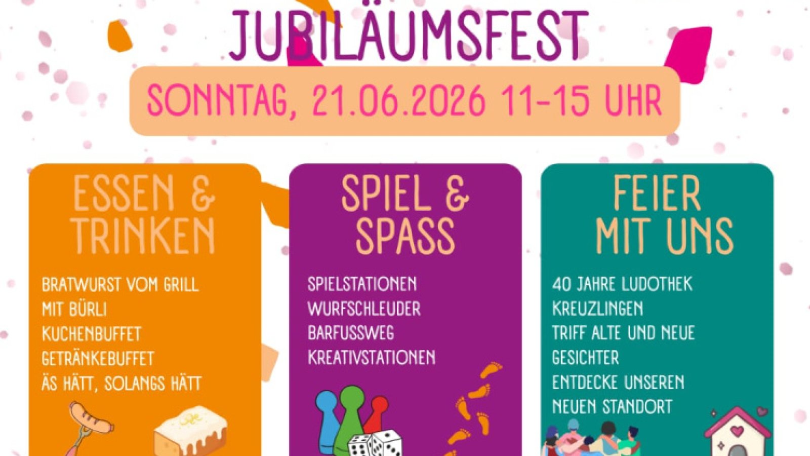 40-Jähriges Jubiläum - Spiel, Spass und Überraschungen