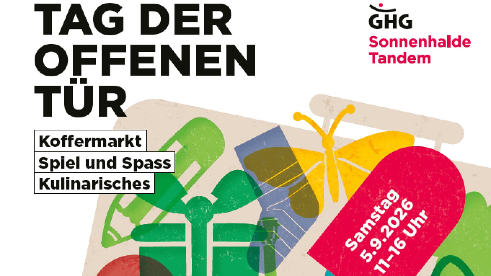 Tag der offenen Tür mit Koffermarkt in der GHG Sonnenhalde Tandem