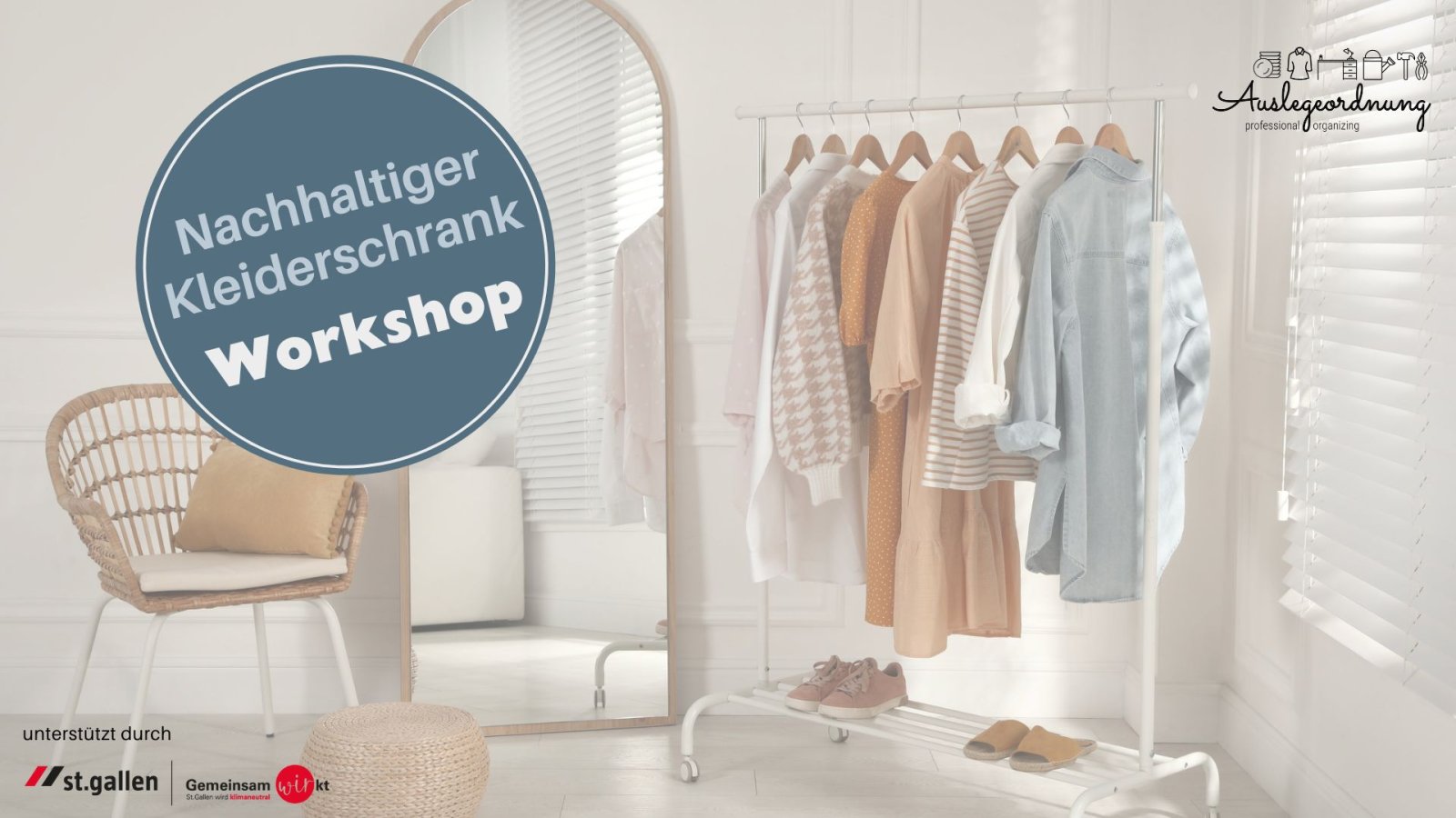 Workshop: So wird dein Kleiderschrank nachhaltiger