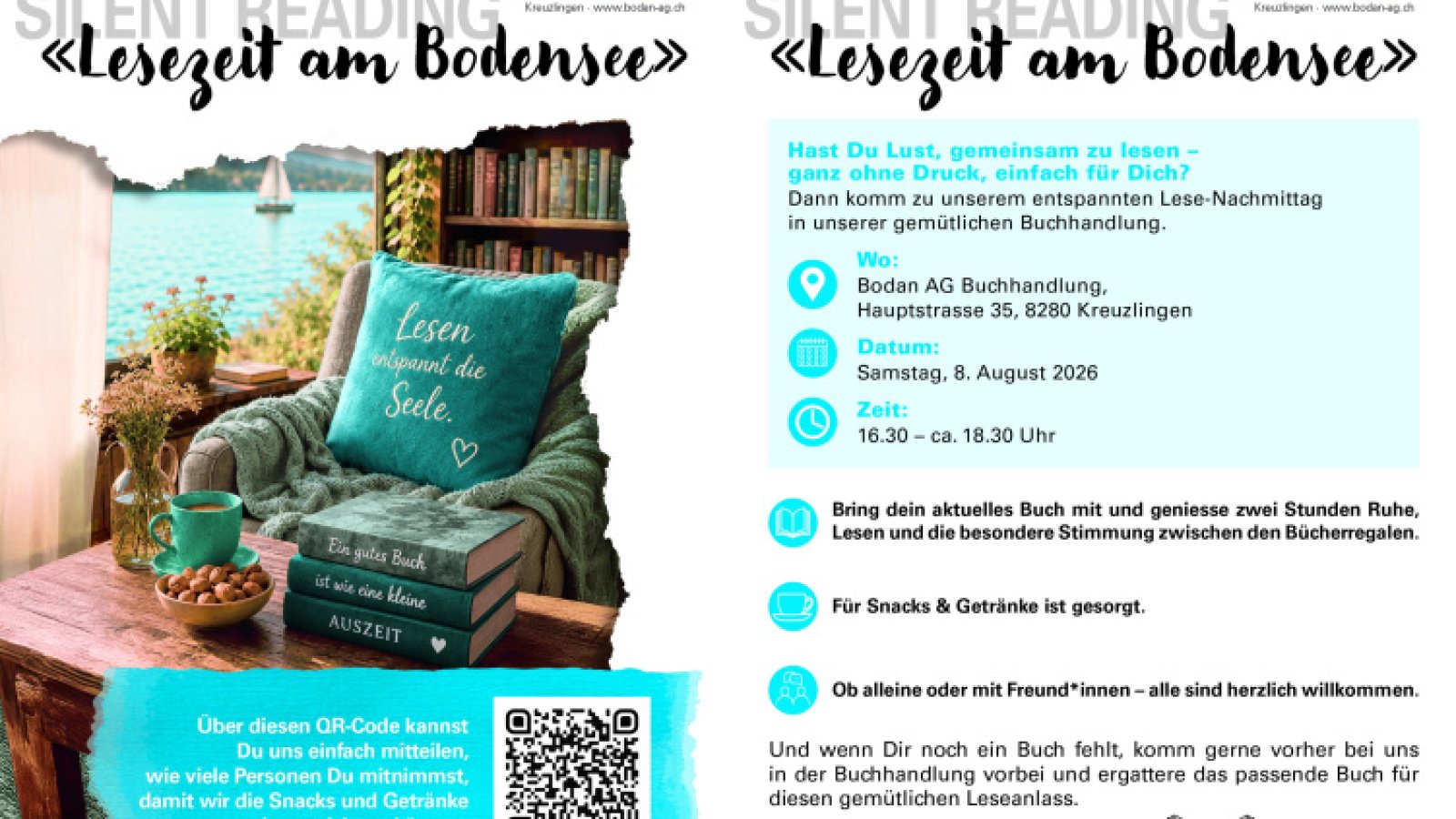 Lesezeit am Bodensee - Silent reading