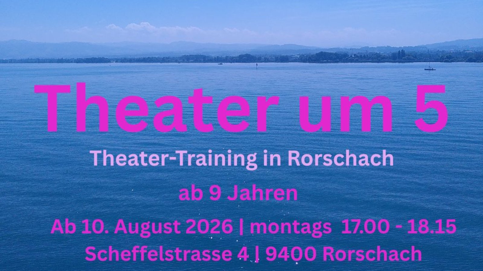 Theater um 5 - für Menschen ab 9 Jahren