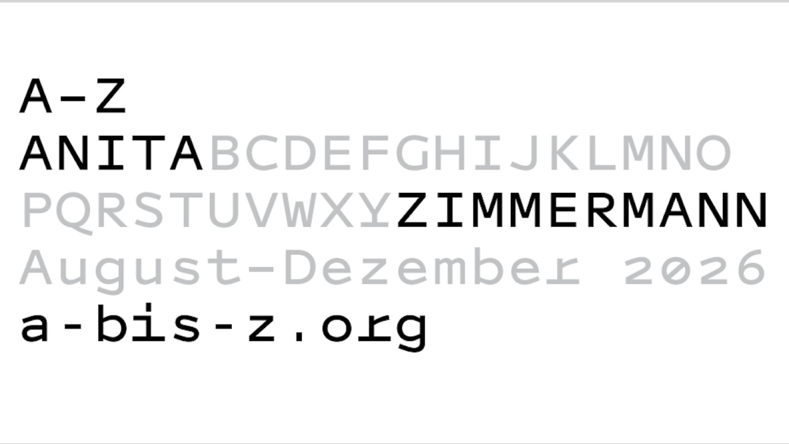 Projekt A - Z Anita - Zimmermann "Wirbel"