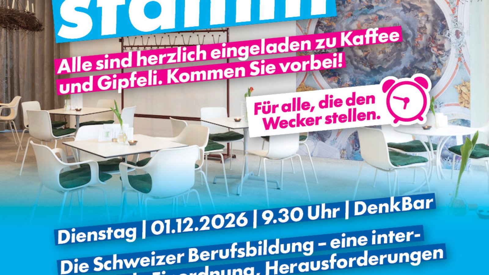 Morgenstamm der FDP Stadt St.Gallen