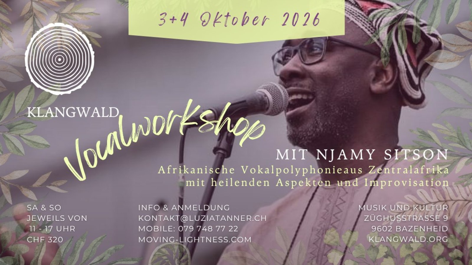 Vocal workshop  mit Njamy Sitson