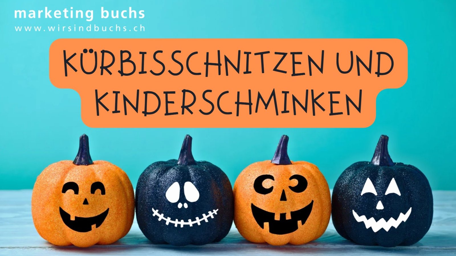 Kürbisschnitzen und Kinderschminken