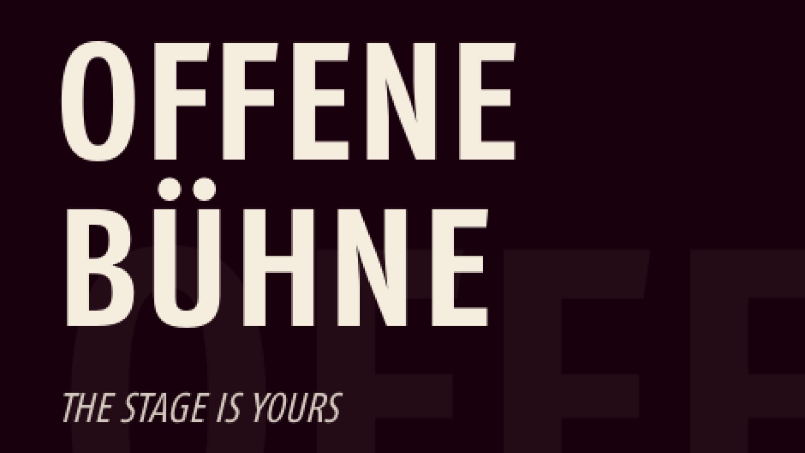Offene Bühne